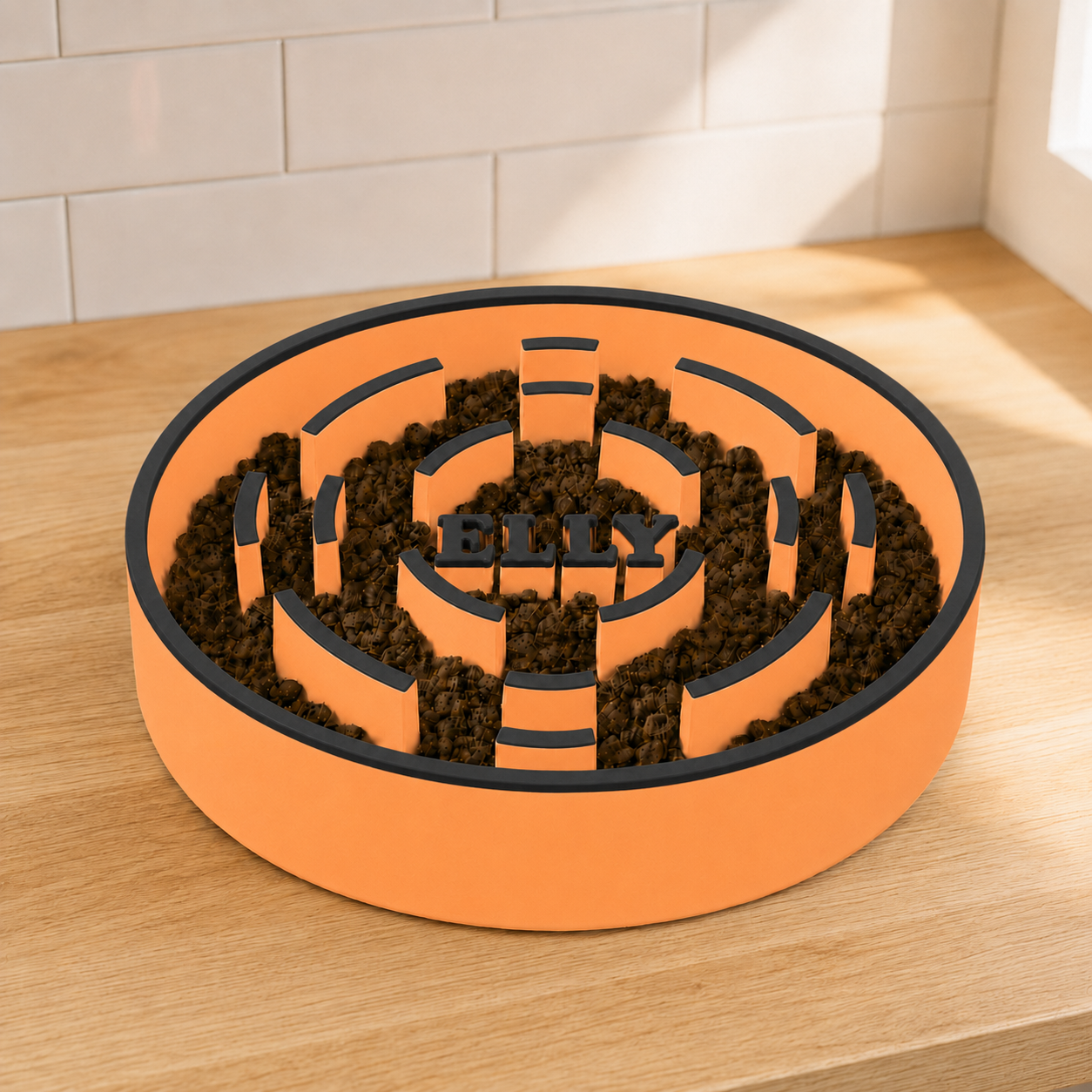 Personalisierter Antischlingnapf für Hunde mit Namen - Numbini