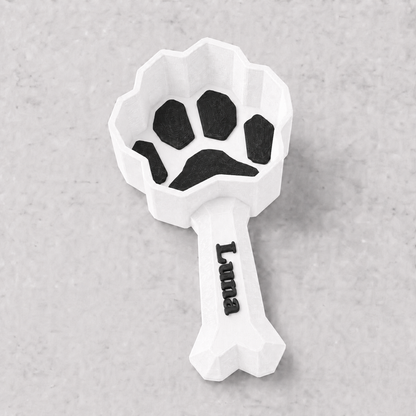 Personalisierte Futterschaufel für Hunde mit Wunschname - Numbini