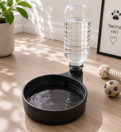 Automatischer Wasserspender | Trinknapf mit PET-Flasche