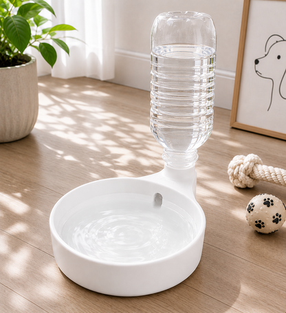 Automatischer Wasserspender | Trinknapf mit PET-Flasche