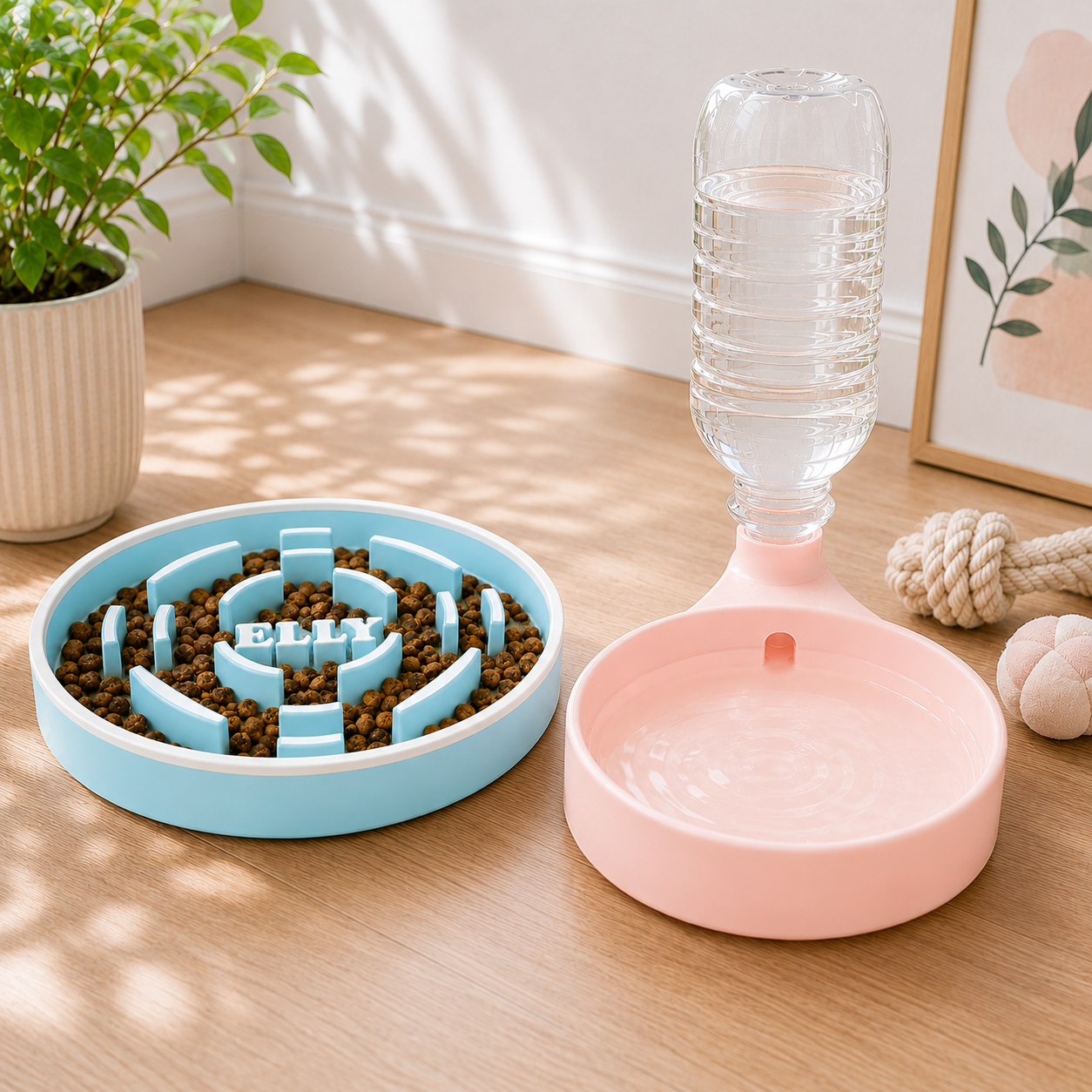 Automatischer Wasserspender | Trinknapf mit PET-Flasche