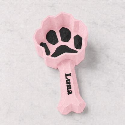 Personalisierte Futterschaufel für Hunde mit Wunschname - Numbini