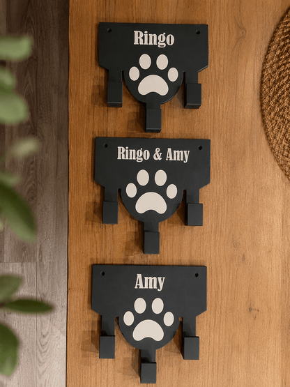 Personalisierter Leinenhalter mit Wunschname | Hundegarderobe - Numbini