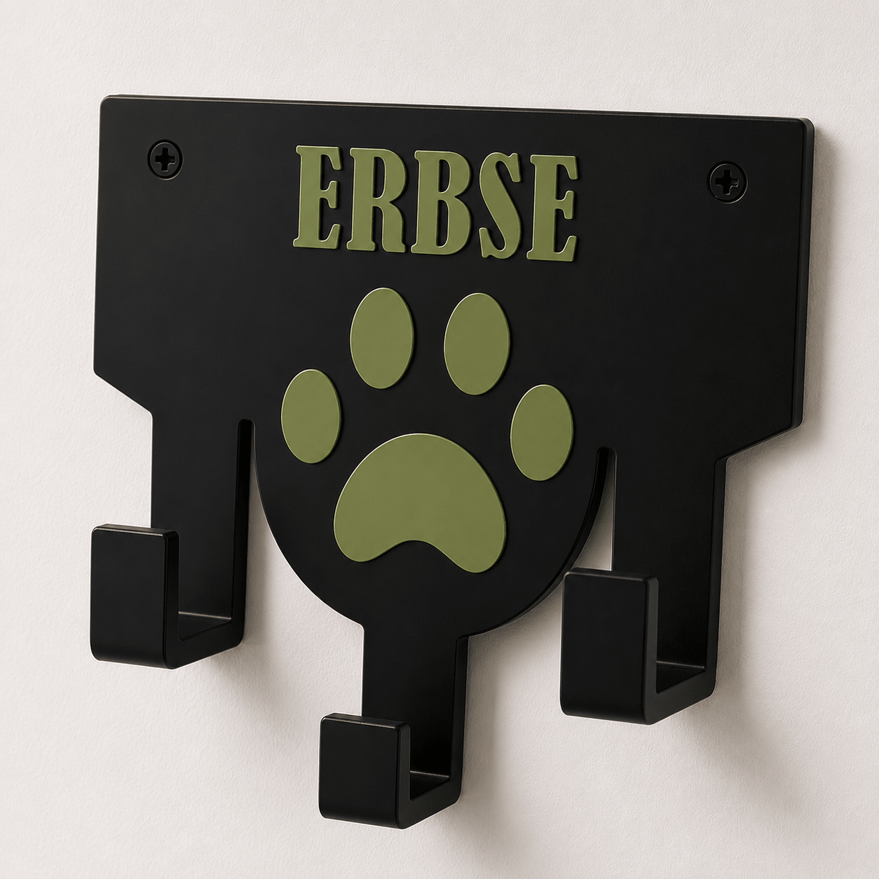 Personalisierter Leinenhalter mit Wunschname | Hundegarderobe - Numbini