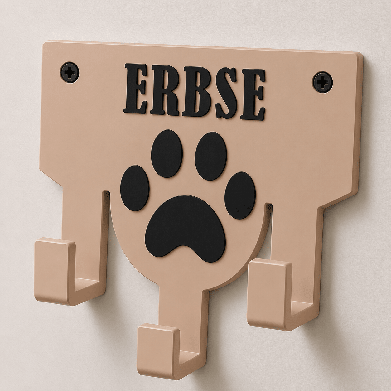 Personalisierter Leinenhalter mit Wunschname | Hundegarderobe - Numbini