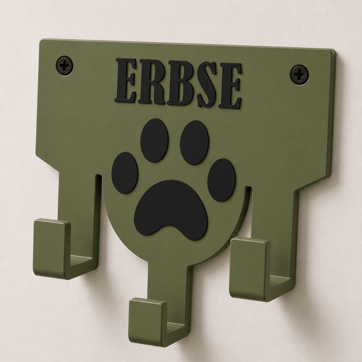 Personalisierter Leinenhalter mit Wunschname | Hundegarderobe - Numbini