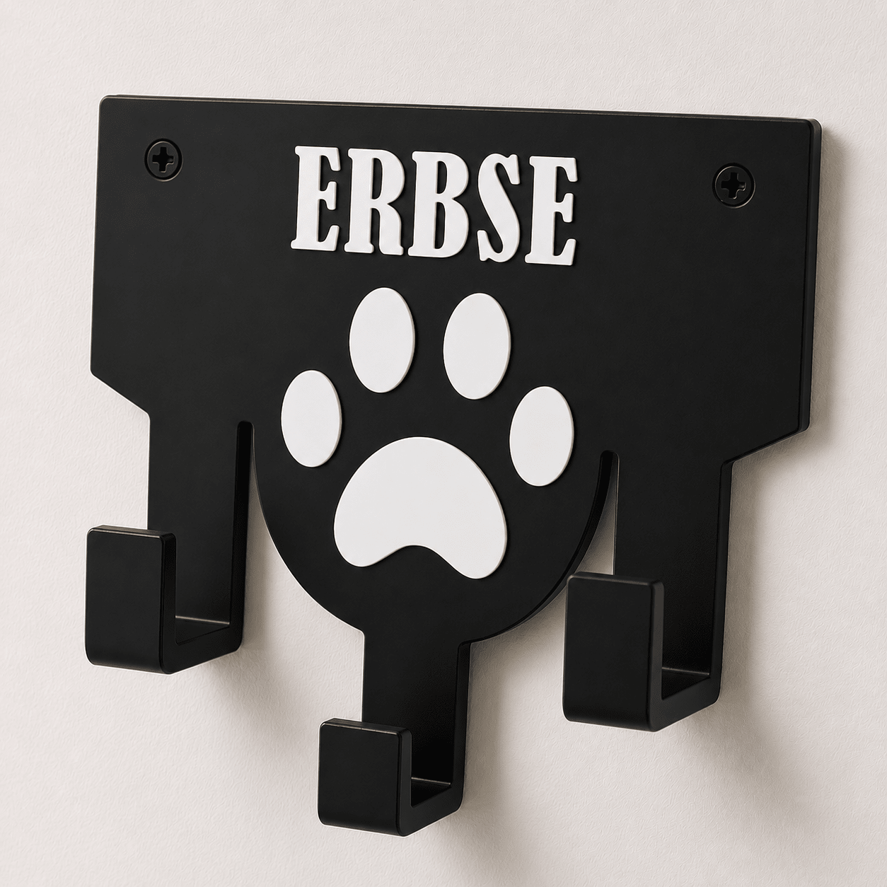 Personalisierter Leinenhalter mit Wunschname | Hundegarderobe - Numbini