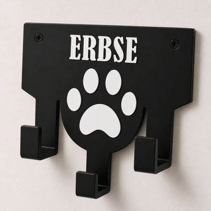 Personalisierter Leinenhalter mit Wunschname | Hundegarderobe - Numbini