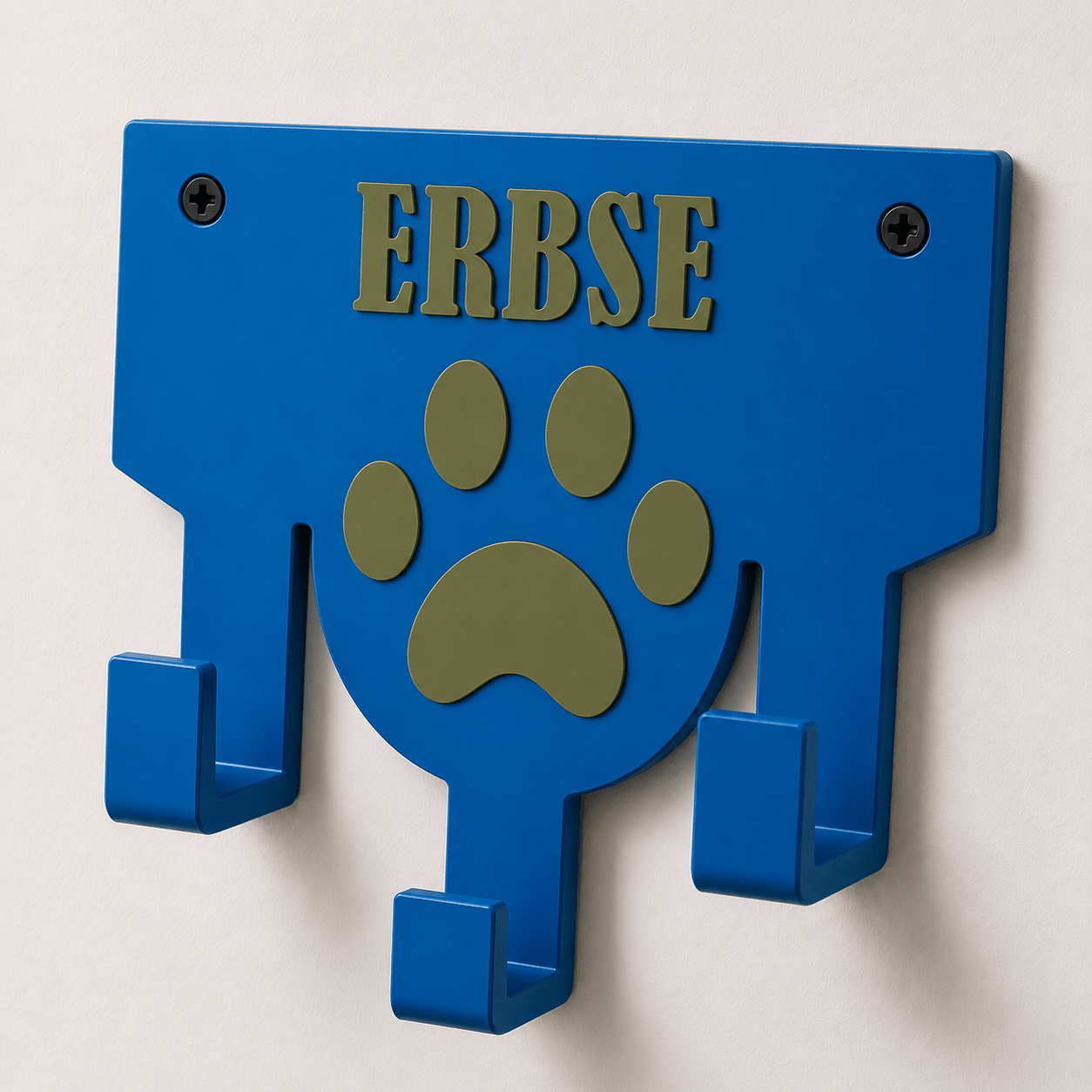 Personalisierter Leinenhalter mit Wunschname | Hundegarderobe - Numbini