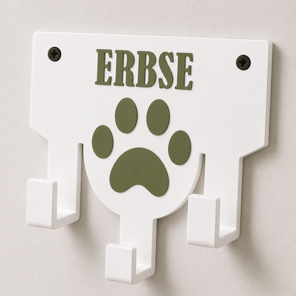 Personalisierter Leinenhalter mit Wunschname | Hundegarderobe - Numbini