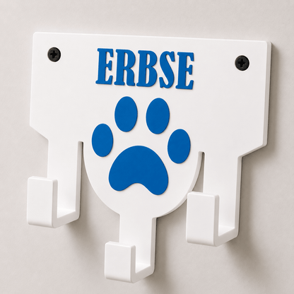 Personalisierter Leinenhalter mit Wunschname | Hundegarderobe - Numbini