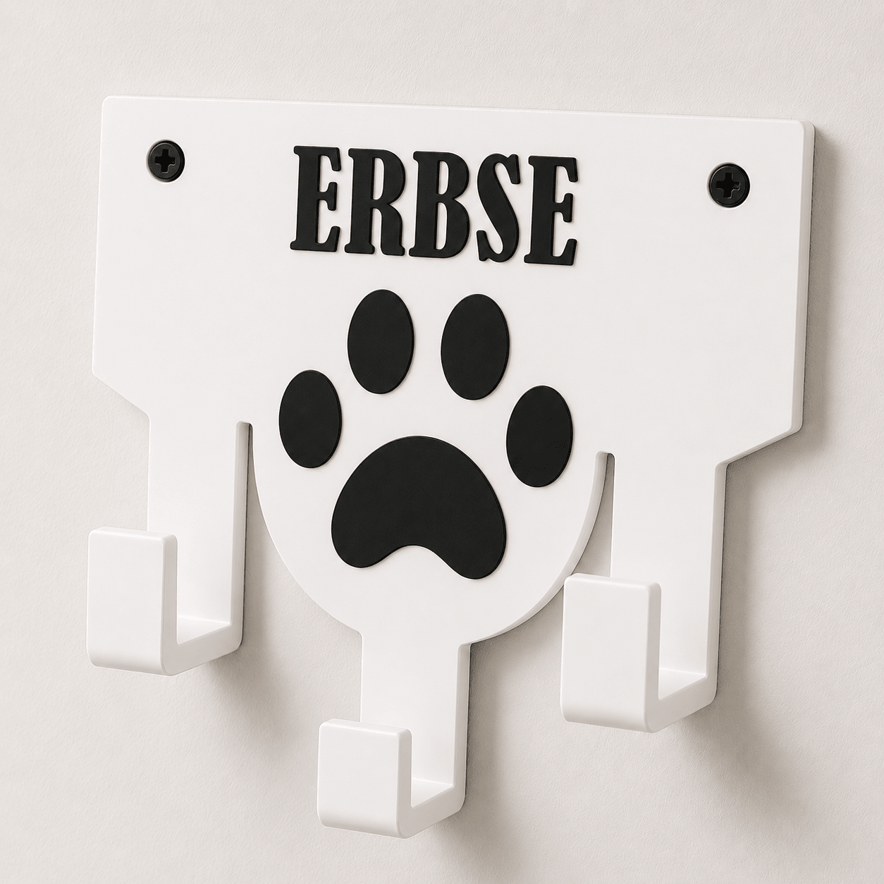 Personalisierter Leinenhalter mit Wunschname | Hundegarderobe - Numbini