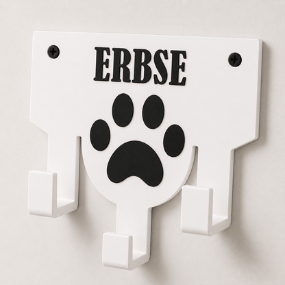 Personalisierter Leinenhalter mit Wunschname | Hundegarderobe - Numbini