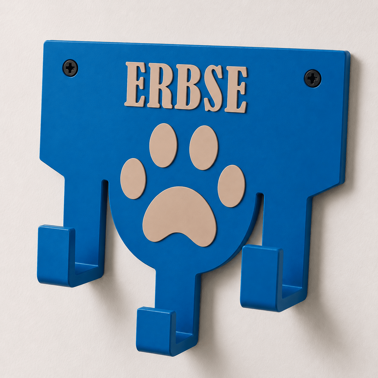 Personalisierter Leinenhalter mit Wunschname | Hundegarderobe - Numbini
