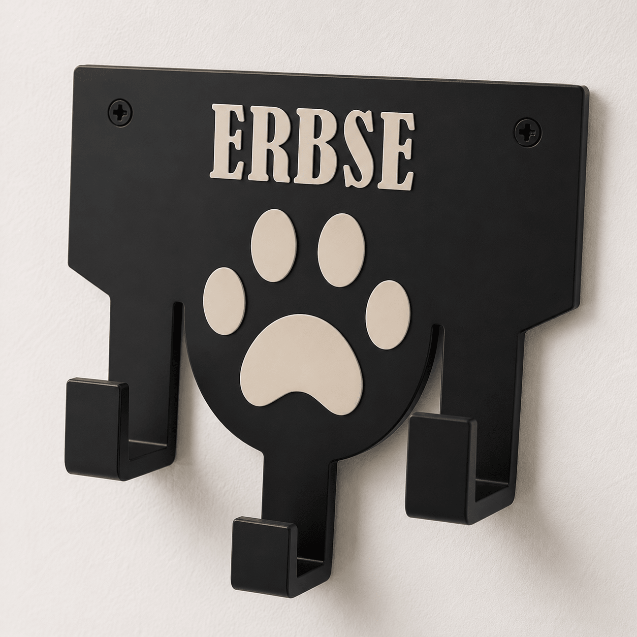 Personalisierter Leinenhalter mit Wunschname | Hundegarderobe - Numbini